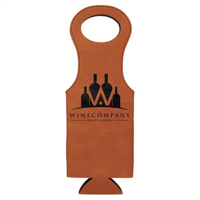 Rawhide Laserable Leatherette Wine Bag