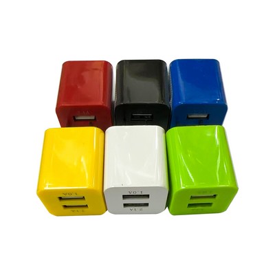 2 Ports USB Wall Charger Plug