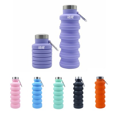 18Oz Silicone Folding Bottle