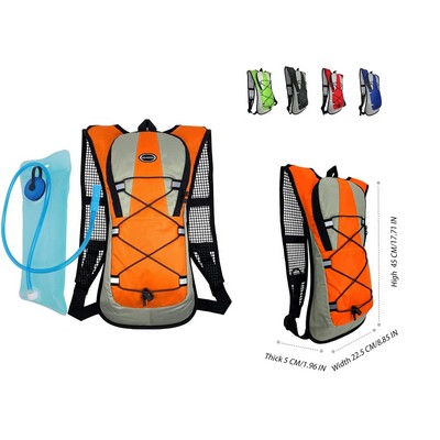 Cycling Hydration Backpack W/ 2L Water Bladder