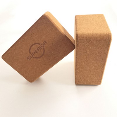 High Density Cork Yoga Block