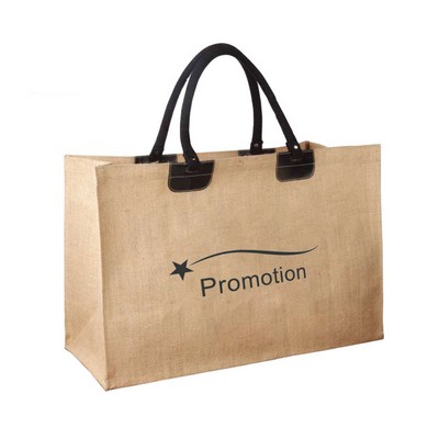 Jute/Cotton Tote Bag