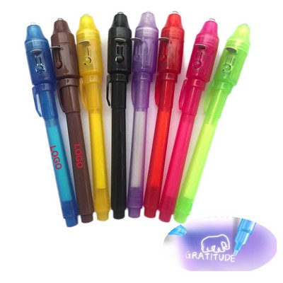 UV Light Invisible Magic Ink Pen