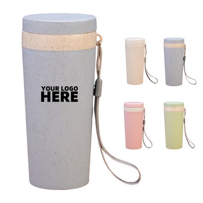 10 OZ Wheat Straw Water Bottle