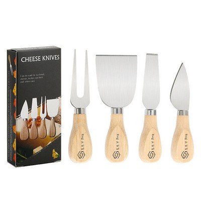 4 Pcs Cheese Knives