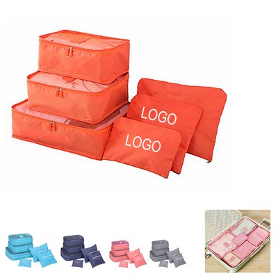 6 pieces Polyester Travel Storage Bag Set