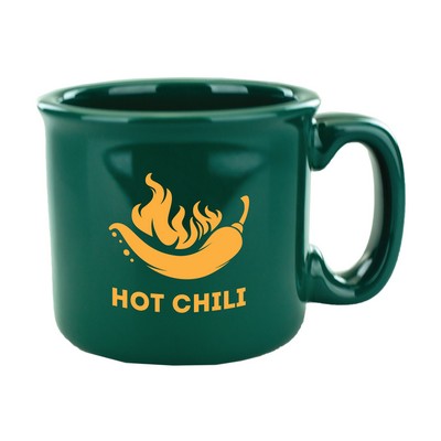 15 oz. Solid Green Campfire Mug