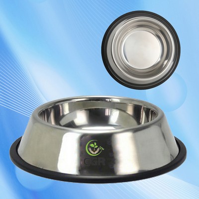 Stainless Steel Pet Dish - 220ml Capacity