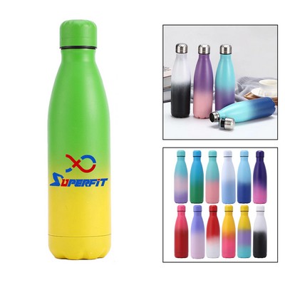 17 oz Vacuum Insulated Stainless Steel Bottle With Gradient color