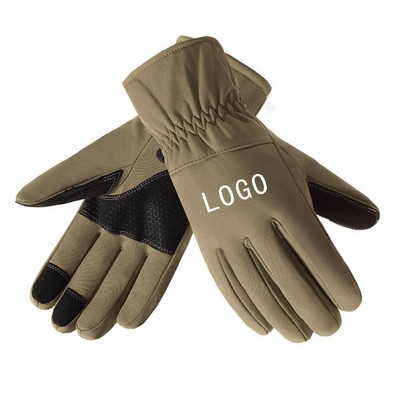 Non-silp Wristband Touch Screen Gloves