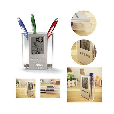 Transparent Calendar Electronic Pen Holder