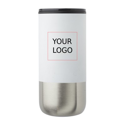 Hybrid Stainless Steel Plastic Tumbler with Straw, 20 oz.