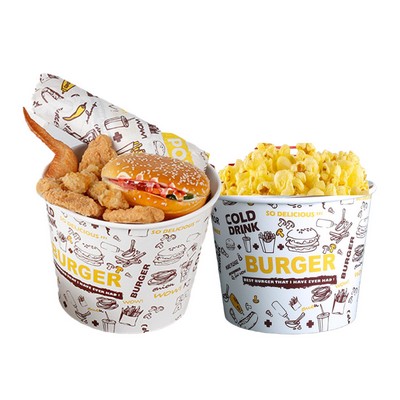 85 Oz Movie Popcorn Bucket Snack Tub Bowl