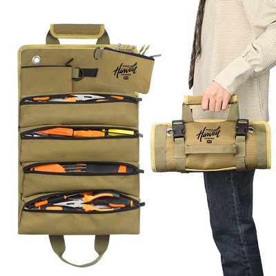 900D Oxford Tool Organizer Roll Up Bag