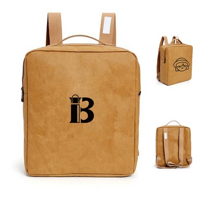 Cowhide Paper Casual Backpack