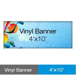 4'x10' Vinyl Banner -SS