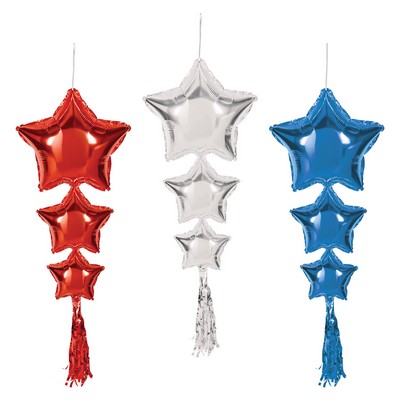 Star Balloons w/Tassels