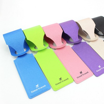 PU Leather Luggage Tag