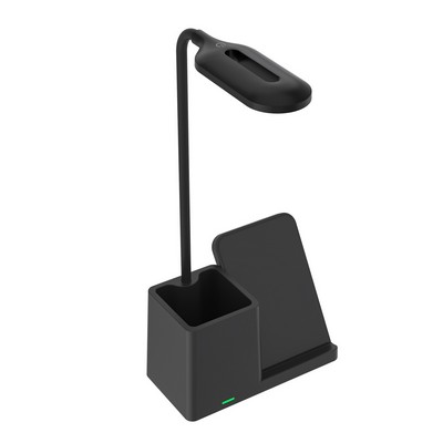 Wireless Charging Desk Lamp With Pen Holder