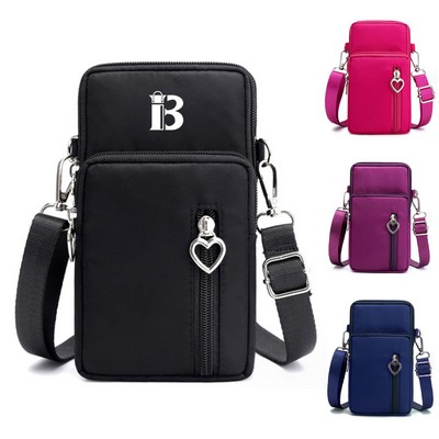 Nylon Mini Phone Crossbody Bag