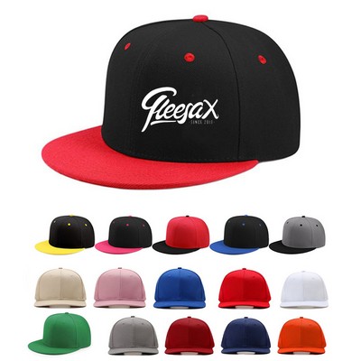 Flat Brim Hip Hop Baseball Cap(Free shipping)