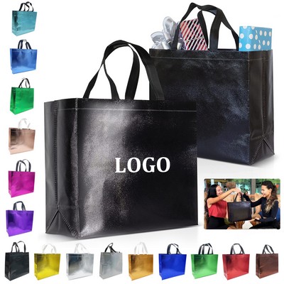 Reusable Shiny Gift Bags with Glossy Finish