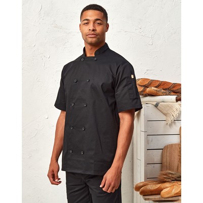 Short Sleeve Recycled Chef's Coat