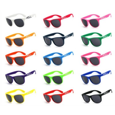 Neon Rubberized Sunglasses