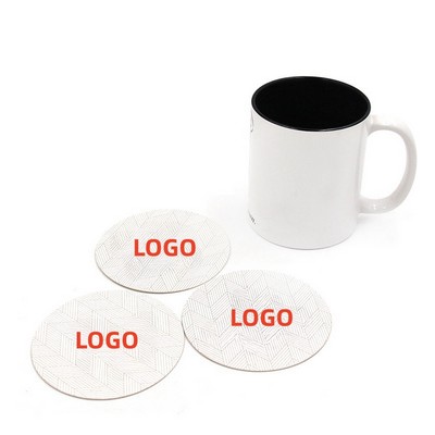 3.5'' Pulp Board Coaster For Hotel