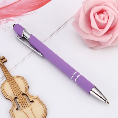 Soft Touch Aluminum Ballpoint Pen