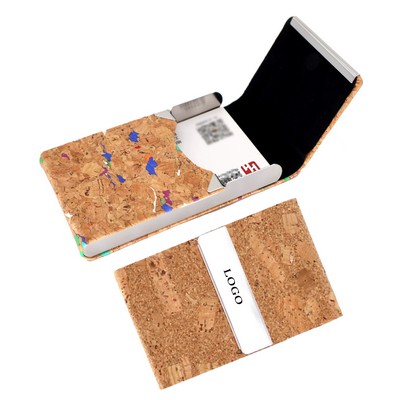 Cork Business Card Case