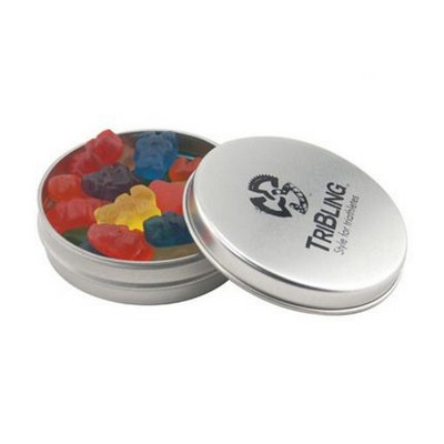 Round Tin with Gummy Bears -1.7 Oz.