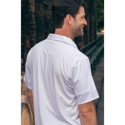 Mesh Back Utility Shirt - WHITE