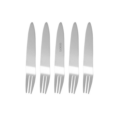 3 Teeth Stainless Steel Fruit Dessert Fork