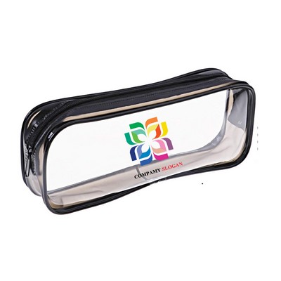 Clear PVC Zipper Pen Case