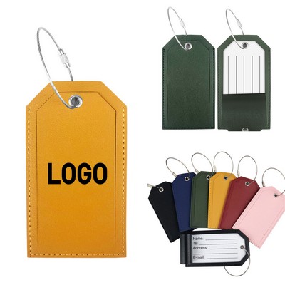 Leather Luggage Tag