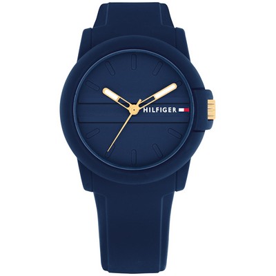 Tommy Hilfiger® Ladies' Navy Blue Silicone Watch