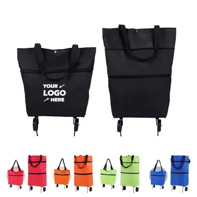 Foldable Shopping Bag with Wheels