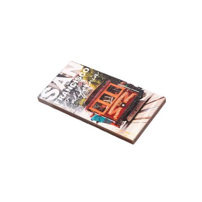 Rectangle Wooden Souvenir Magnet