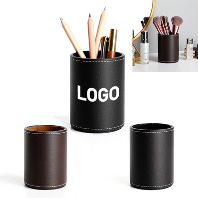 Pen And Makeup Canister Desktop Organizer