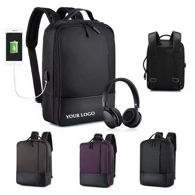 Tote Case Backpack With Usb Large Laptop Bags