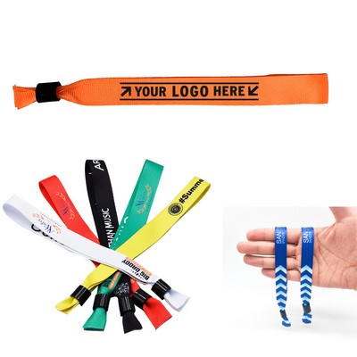 Disposable Sublimated Fabric Event Wristband