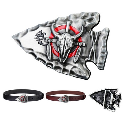 Custom Bull Head Die Cast Western Belt Buckle