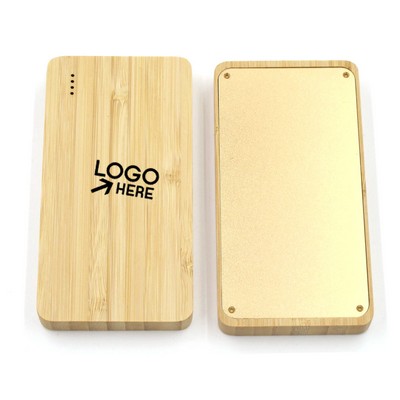 5000mAh Bamboo Power Bank