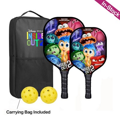 Family Set - Full Color Premium Fiberglass Pickleball Set with Carry Case