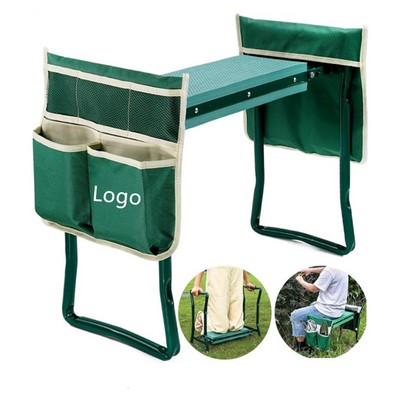 Garden Kneeler And Seat with Tool Pouch