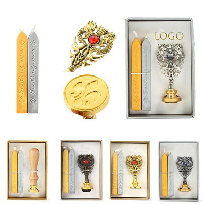 Customizable Vintage Lacquer Wax Seal Kit