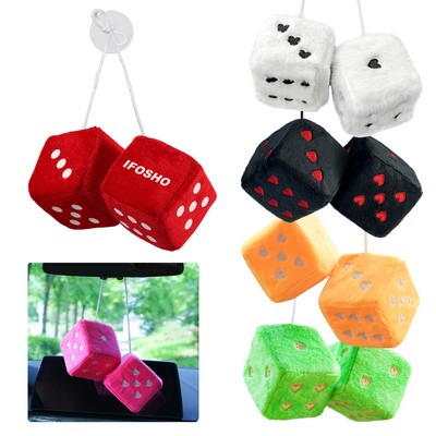 Fuzzy Dice for Car Rearview Mirror