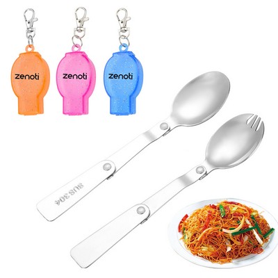 Foldable Spoon with Carrying Case