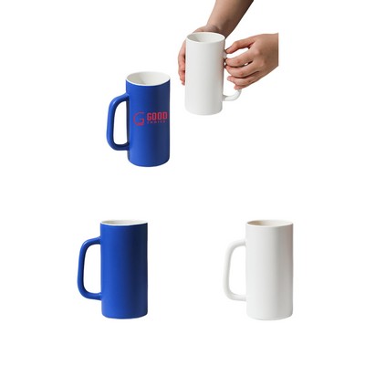 500ml Straight Ceramic Creative Mug